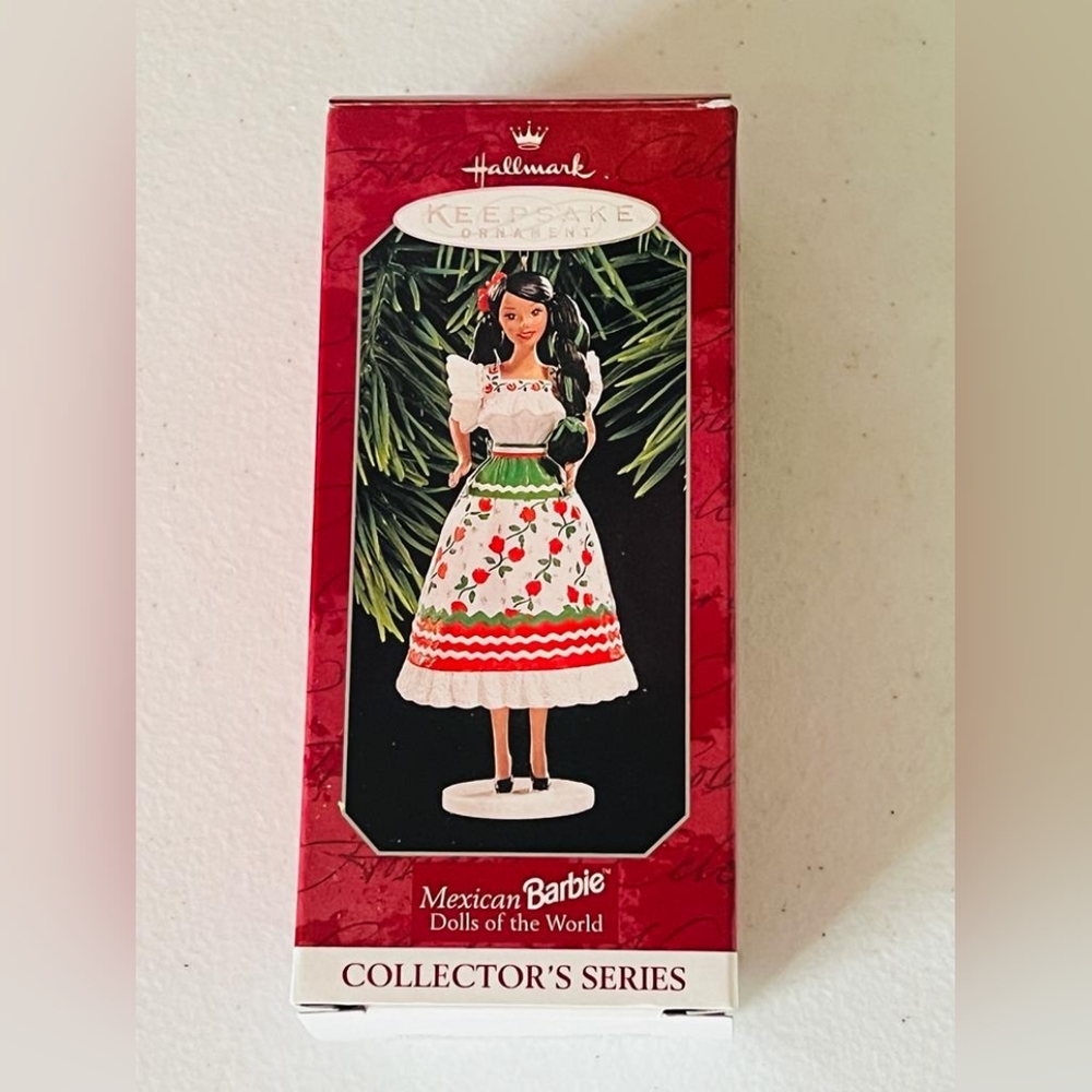 Mexican barbie dolls of the world ornament hallmark ornament